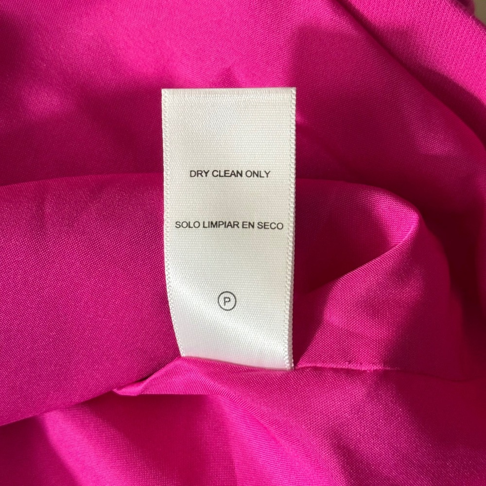 Vince Camuto Women's XL Hot Pink Fuchsia Single Button Blazer Stretch NWT - Picture 11 of 11